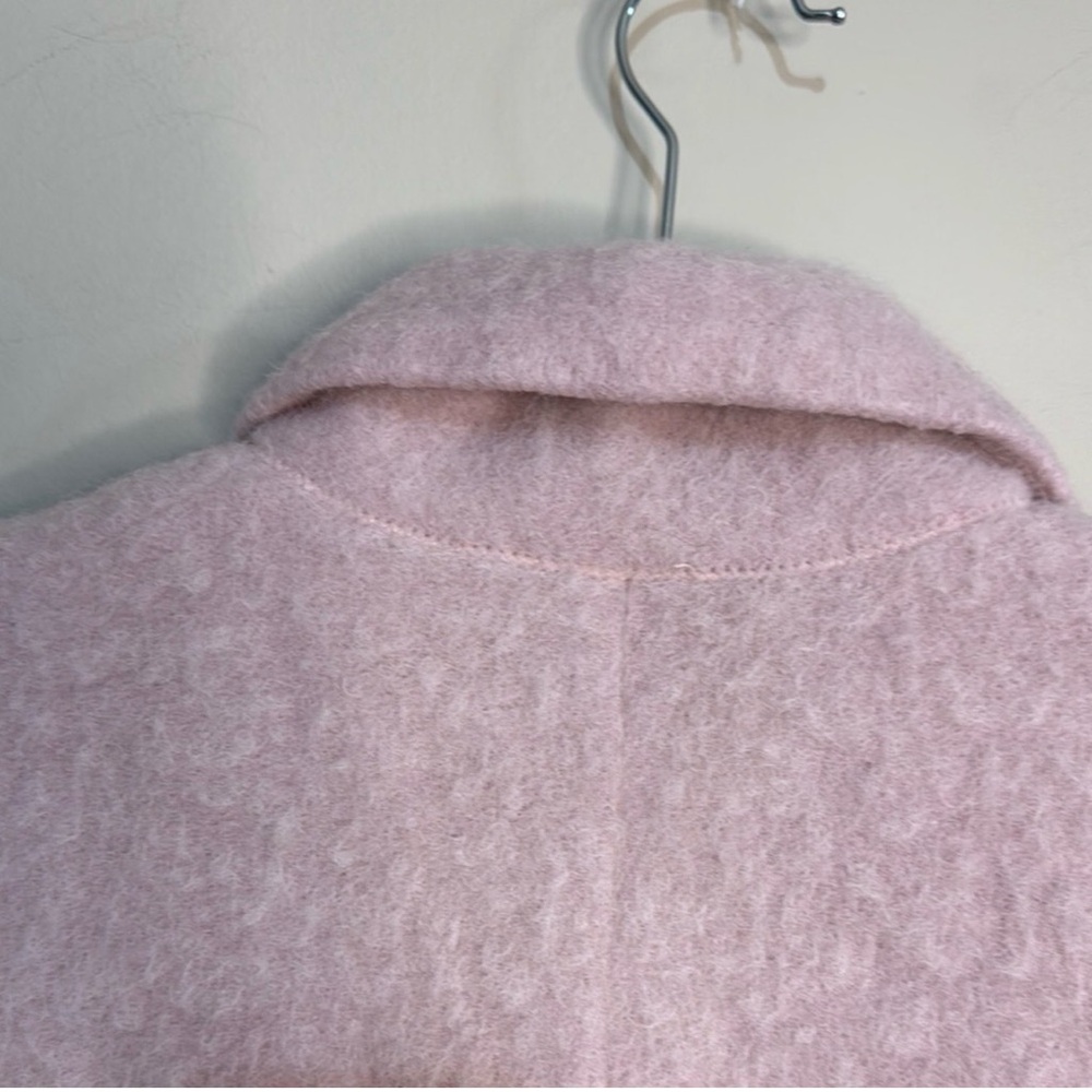 Vince Size Large Wool Blend Pink Belted Coat Size Large - Picture 11 of 11